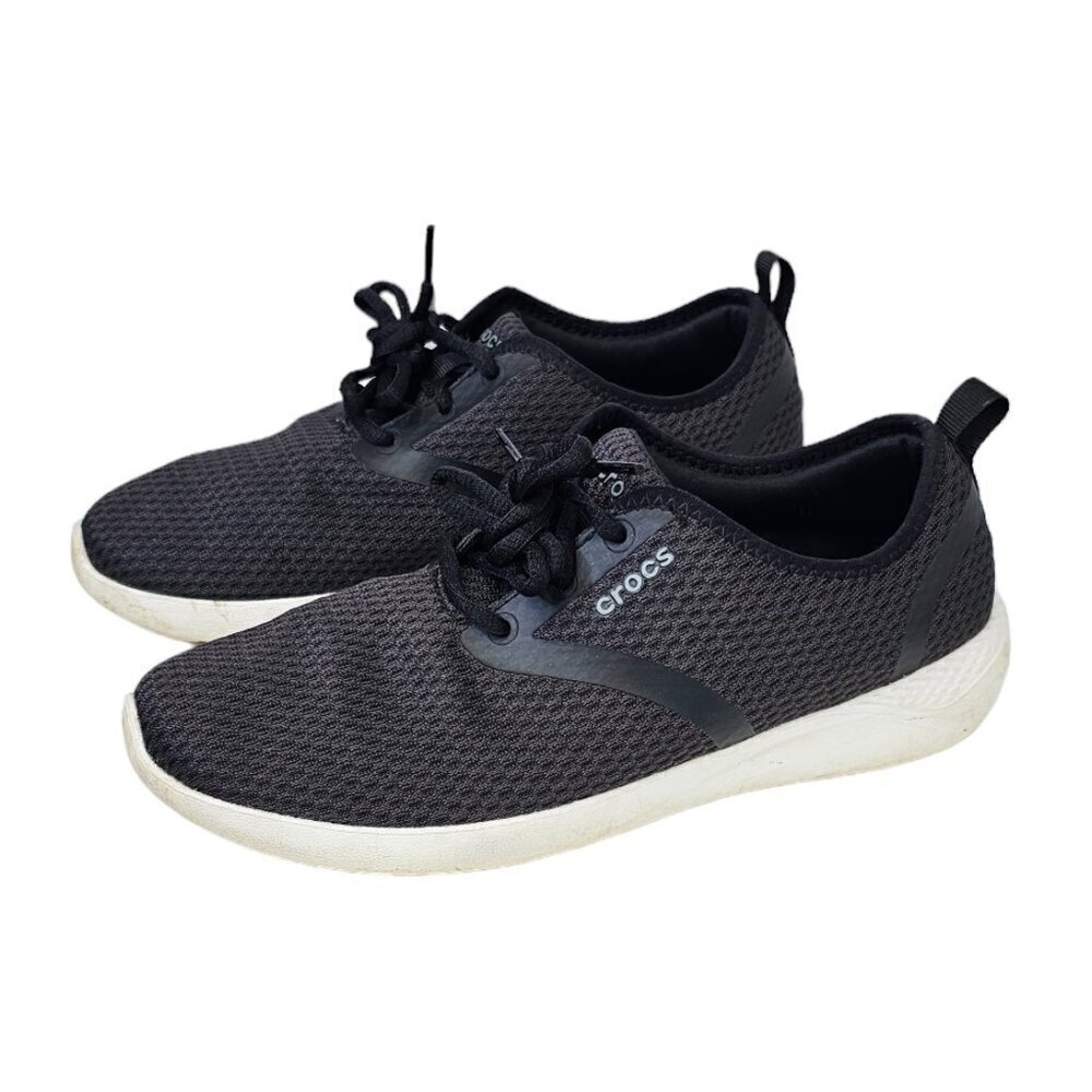 Crocs Womens Literide  Mesh Lace-Up Comfort Sneakers Size 8